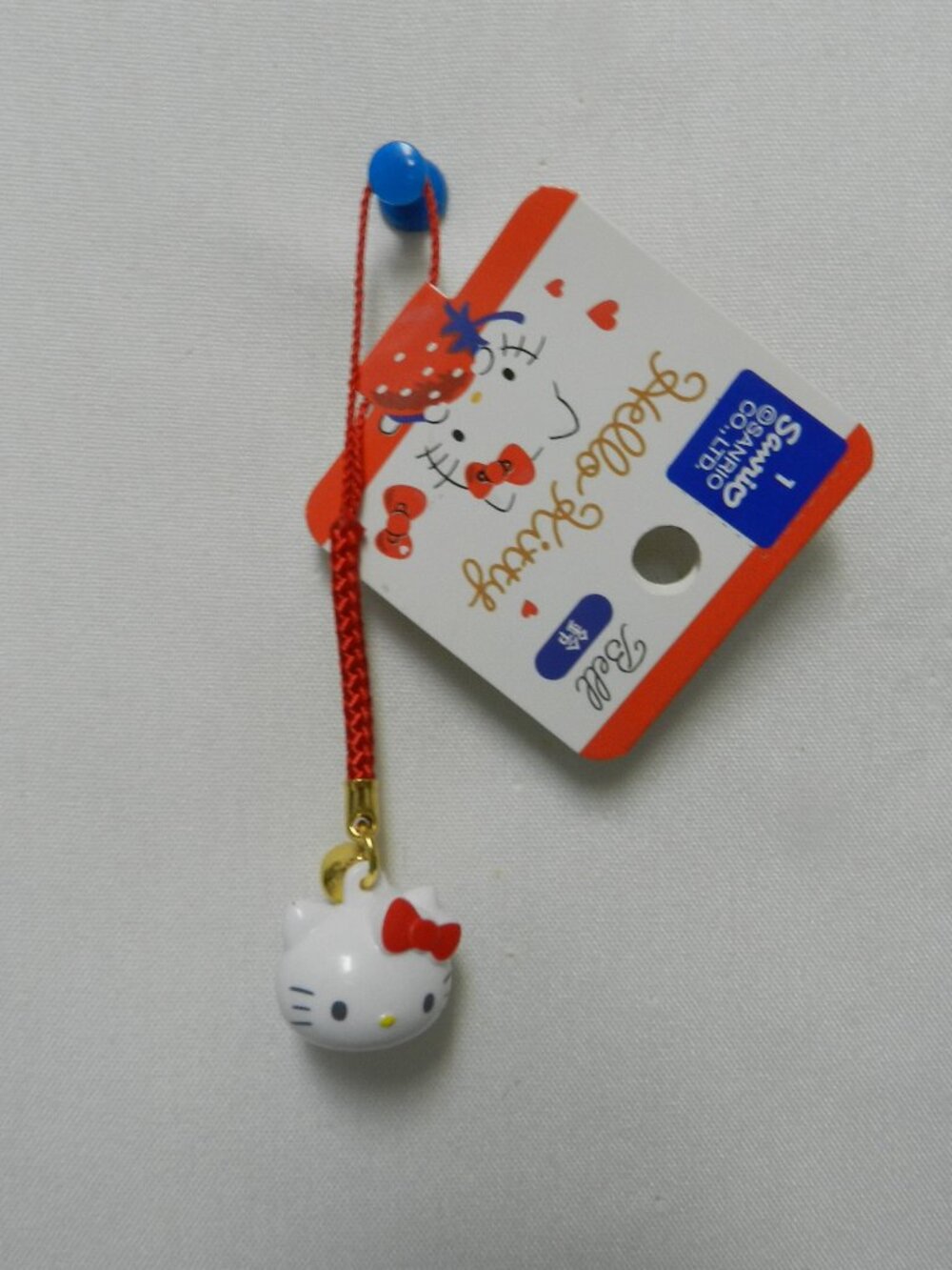 Sanrio Hello Kitty Purse Phone Bell Charm w/ Bell NEW NWT